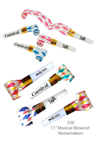 CW530 - Musical Blowout Noisemakers 11"