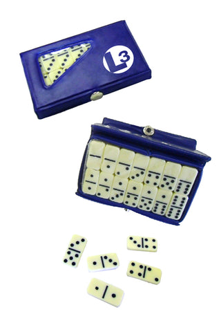 CW657- Compact 28 Piece Double Six Domino Game Set