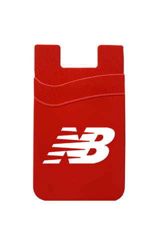 CW815 -  Dual Pocket Silicone Phone Wallet