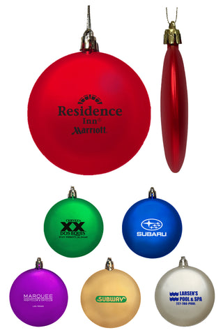 CW850 - Festive Christmas Ornaments - Round Flat